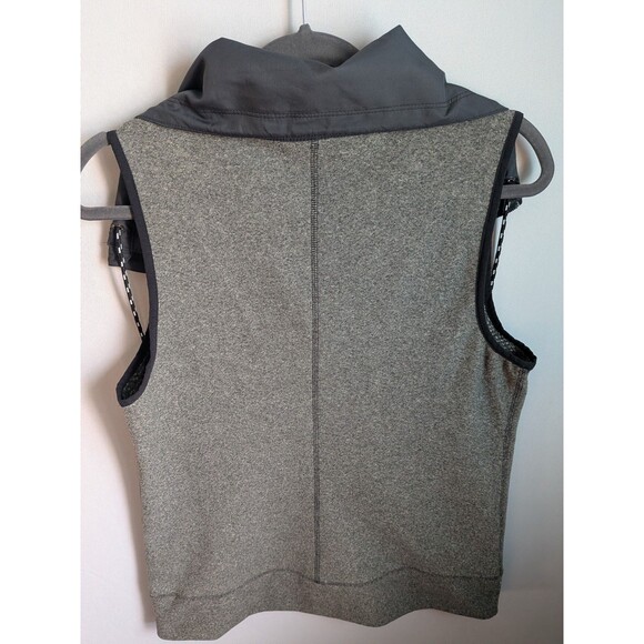 Under Armour Vest UA Womens Medium Survivor Hybrid Cold Gear Full Zip Gray Black - Picture 11 of 15